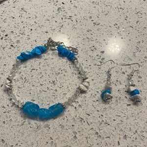 Bracelet and earring set
